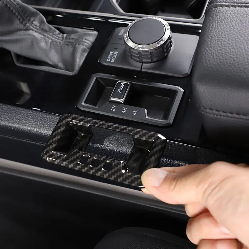 

For Toyota Tundra Sequoia 2022-23 ABS Car Central Control four-wheel drive Driving Mode Button cover trim Sticker Car Accessorie