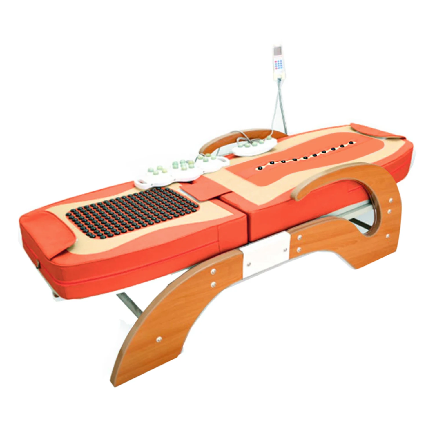 Jade Massage Bed Best Warm LCD Automatic Electric Rolling Jade Stone Thermal Heat Massage Bed Ceragem With jade bed massage