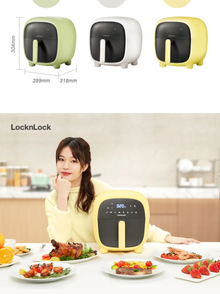 Clearance Sale KONKA Japanese Version White Air Fryer Multifunction  household Kirencen Appliance Air Fryer For Family - AliExpress