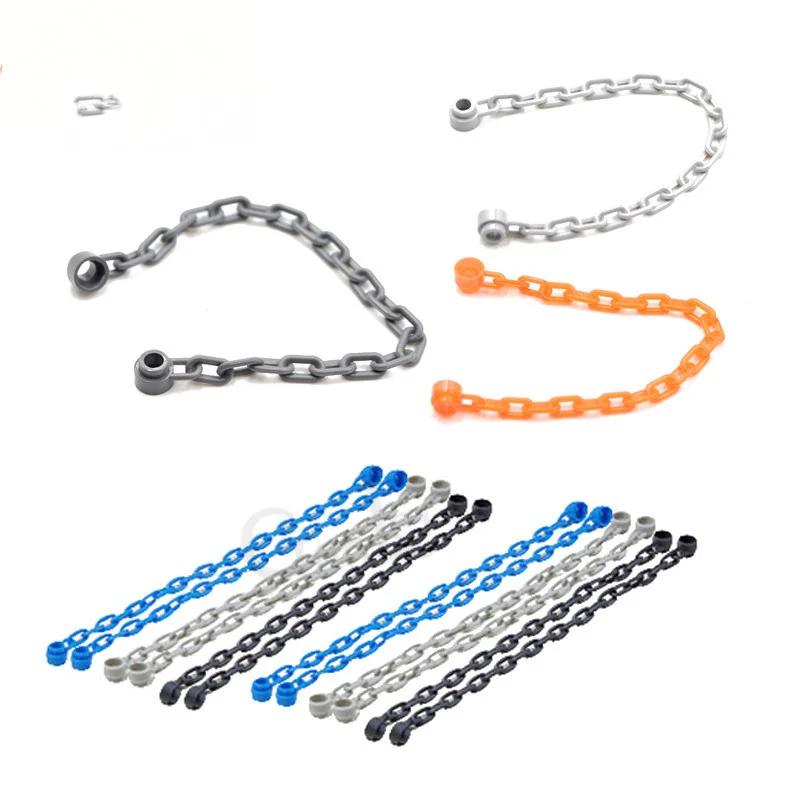 17L 체인 블록 MOC WeDo DIY 브릭 30104 액세서리 부품, 체인 브릿지 블록, 어린이용 장난감 조립, 20 개/묶음