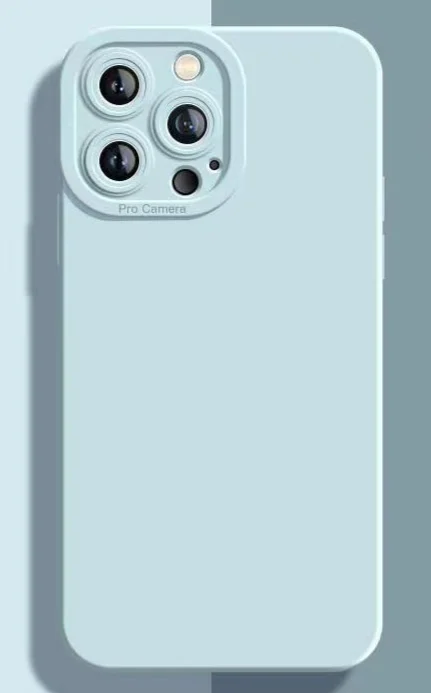 Solid color 15/14 phone iPhone 12/13 Promax soft case XS/XR all inclusive/78p/6p anti drop_voghion.com
