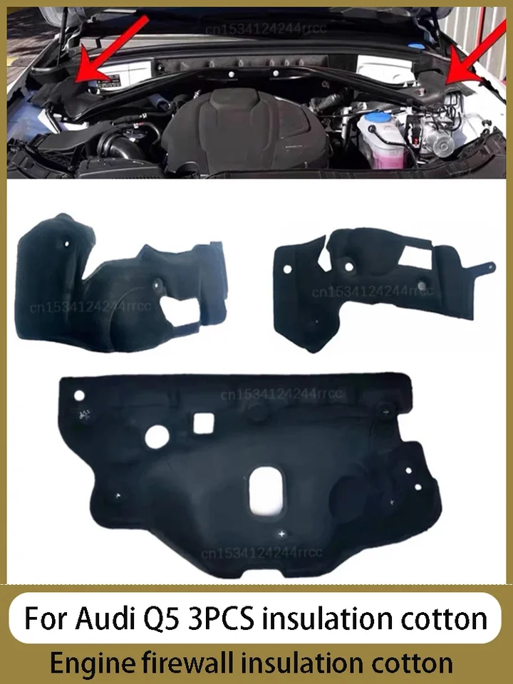 NINQ Avant Moteur Capot D'isolation Coussin Phonique Pour Audi Q5