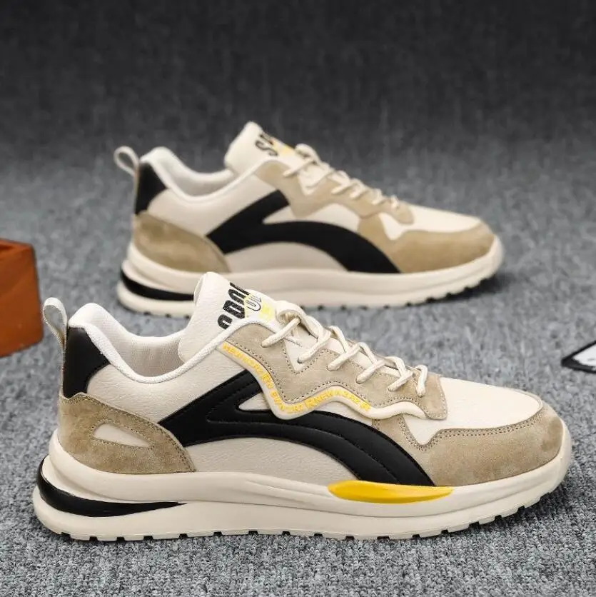 Leichte Herren Laufschuhe Mesh Freizeitschuhe Mit Schnürung_voghion.com