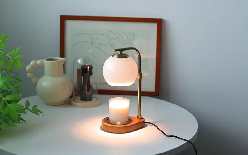 No Fire Aromatherapy Wax Melting Lamp Can Be Timed, Elegant Gifts Candle Warmer Lamp For Bedroom/ Living Room