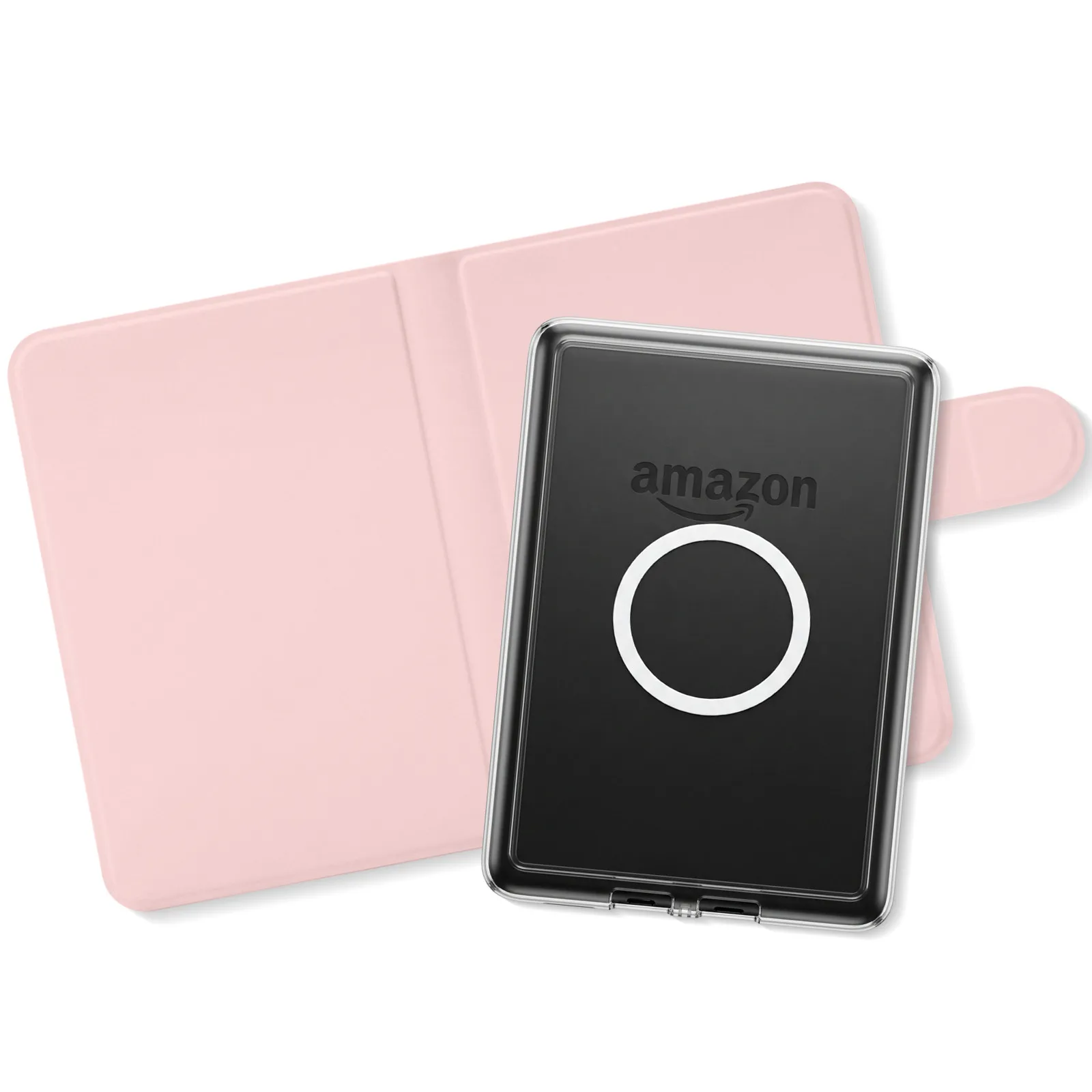 Magnetic Detachable Book-Style Kindle Case with Clasp and Auto Wake/Sleep Feature