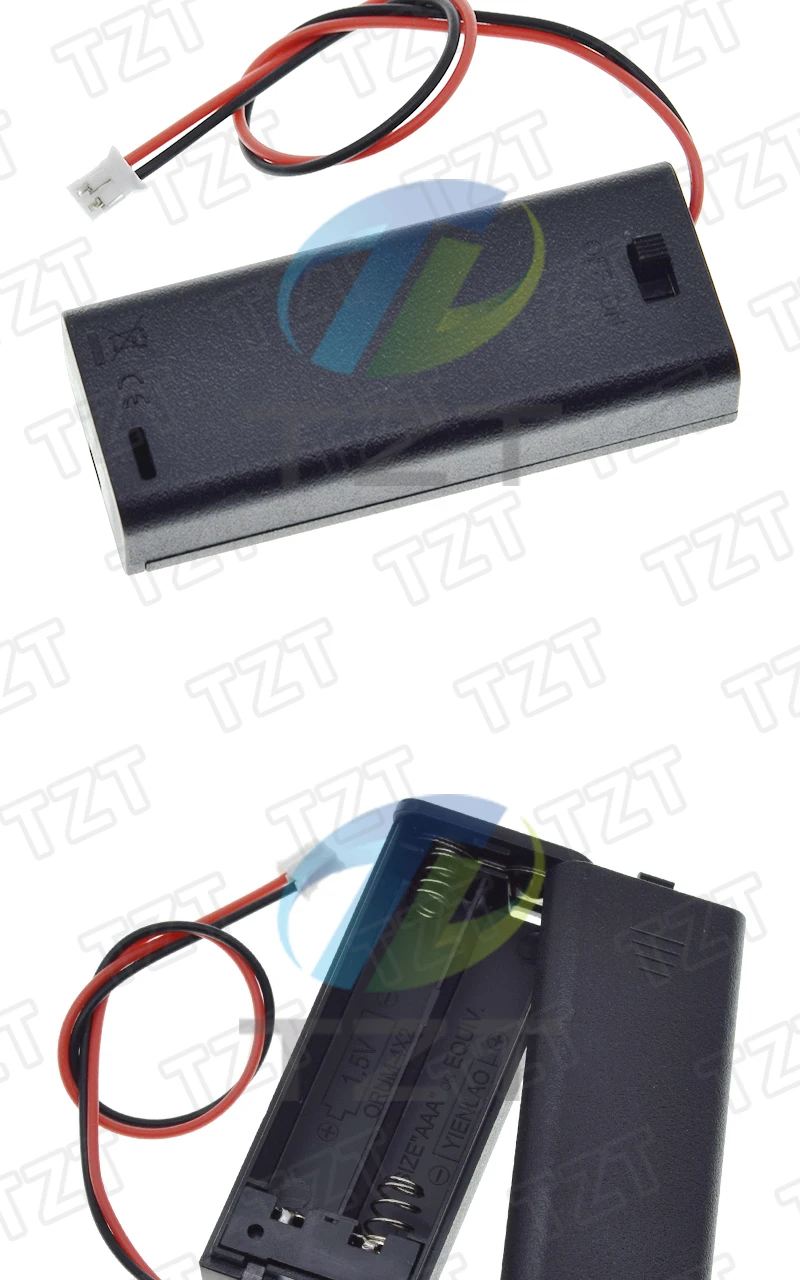 AAA Batteriehalter 2AAA Box mit Schalter mit Abdeckung mit PH2.0 Terminal 2AAA Batteriekasten AAA Batterie Aufbewahrungskoffer für MicroBIT – Detail 5