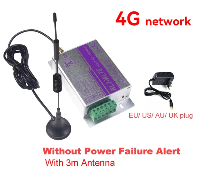 4G 2CH Relay SMS Call Remote Controller RL2 GSM Gate Opener Switch for Smart Home Parking System 1