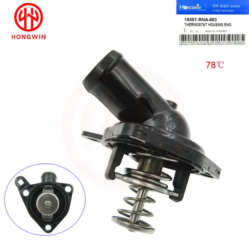 X AUTOHAUX Kühlmittelthermostat 19301-RNA-315 Für Honda Civic & HR-V
