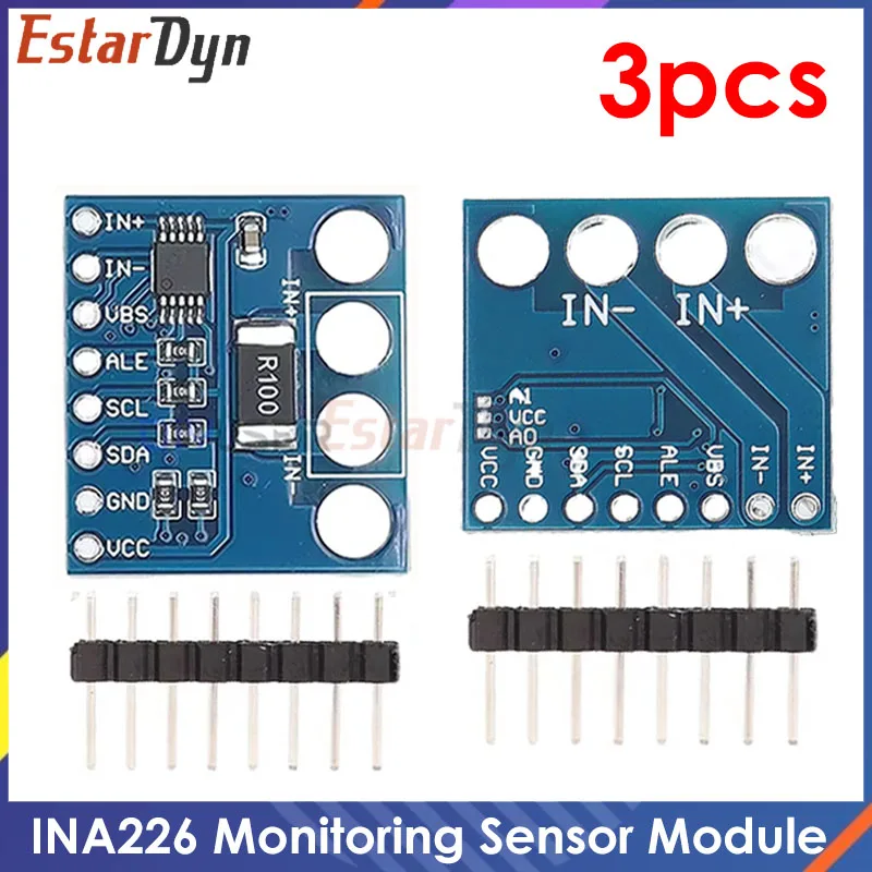 3pcs INA226 IIC I2C Interface Bi-Directional Current/Power Monitoring ...