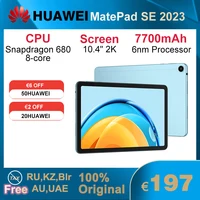 2023 WiFi/LTE HUAWEI MatePad SE 10.4 Inch 2K Tablet 6GB/8GB 128GB CPU Snapdragon 680 HarmonyOS 3 7700mAh 1
