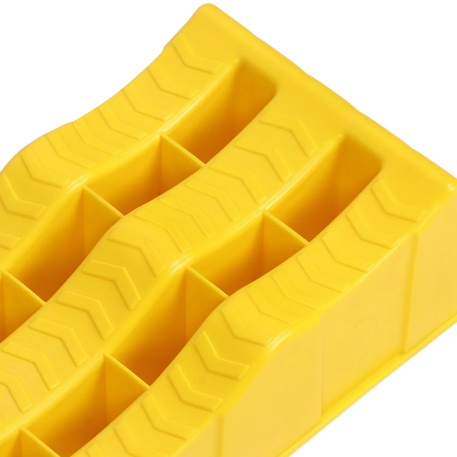 2pcs RV Leveling Ramps 3 Stage Wheel Pad Heavy Duty Wheel Elevated Chock For Stabilizing Uneven Ground And Parking
