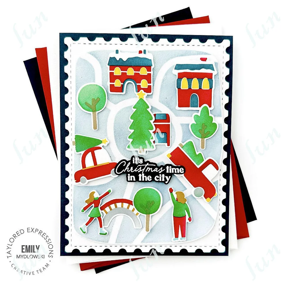 Christmas Santa Stamps and Metal Cutting Dies Sets for DIY Craft