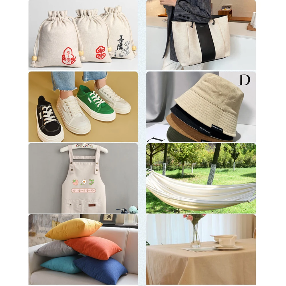 Chainho,Dyed Polyester-Cotton Canvas Fabric,Plain Weave,DIY Sewing & Quilting Material,Tablecloth,Cushion,Bag,Tent Cloth,25CF2