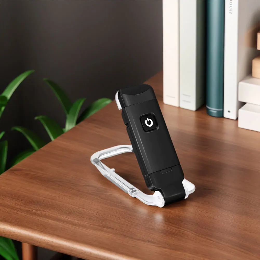 USB Rechargeable Portable Clip-on LED Reading Light Eye Care Book Lamp Night Light