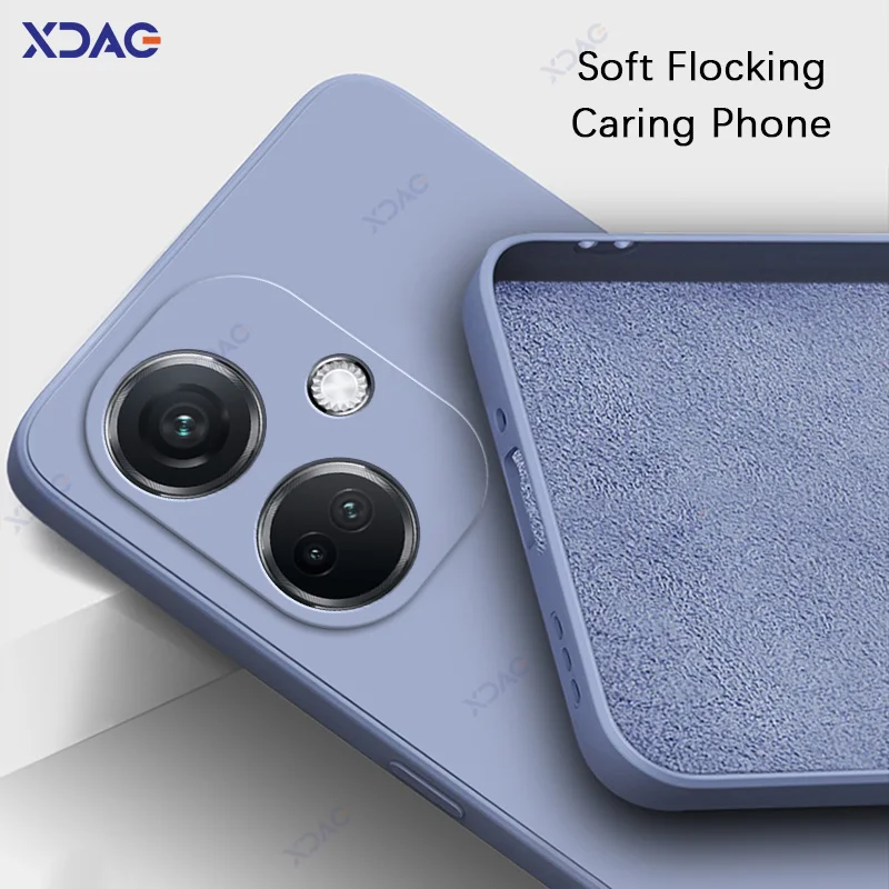 Luxury Dual Liner Shockproof Phone Covers – Square Liquid Silicone Coque