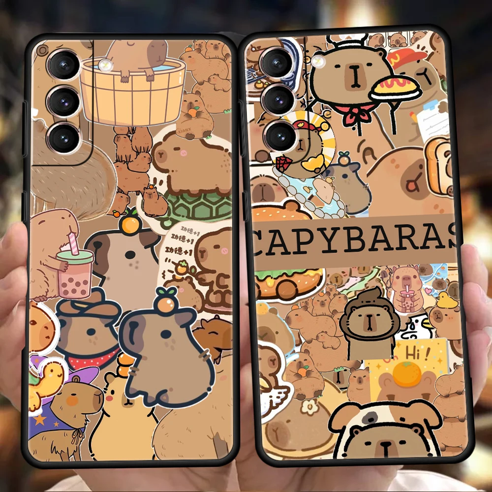 Adorable Capybara Soft TPU Phone Case Cover