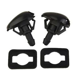 2pcs Front Windshield Washer Nozzle ABS Auto Parts For Nissan Navara D22 D40 1998-2015 For Silvia 200sx ADM S14 07/1996-1998