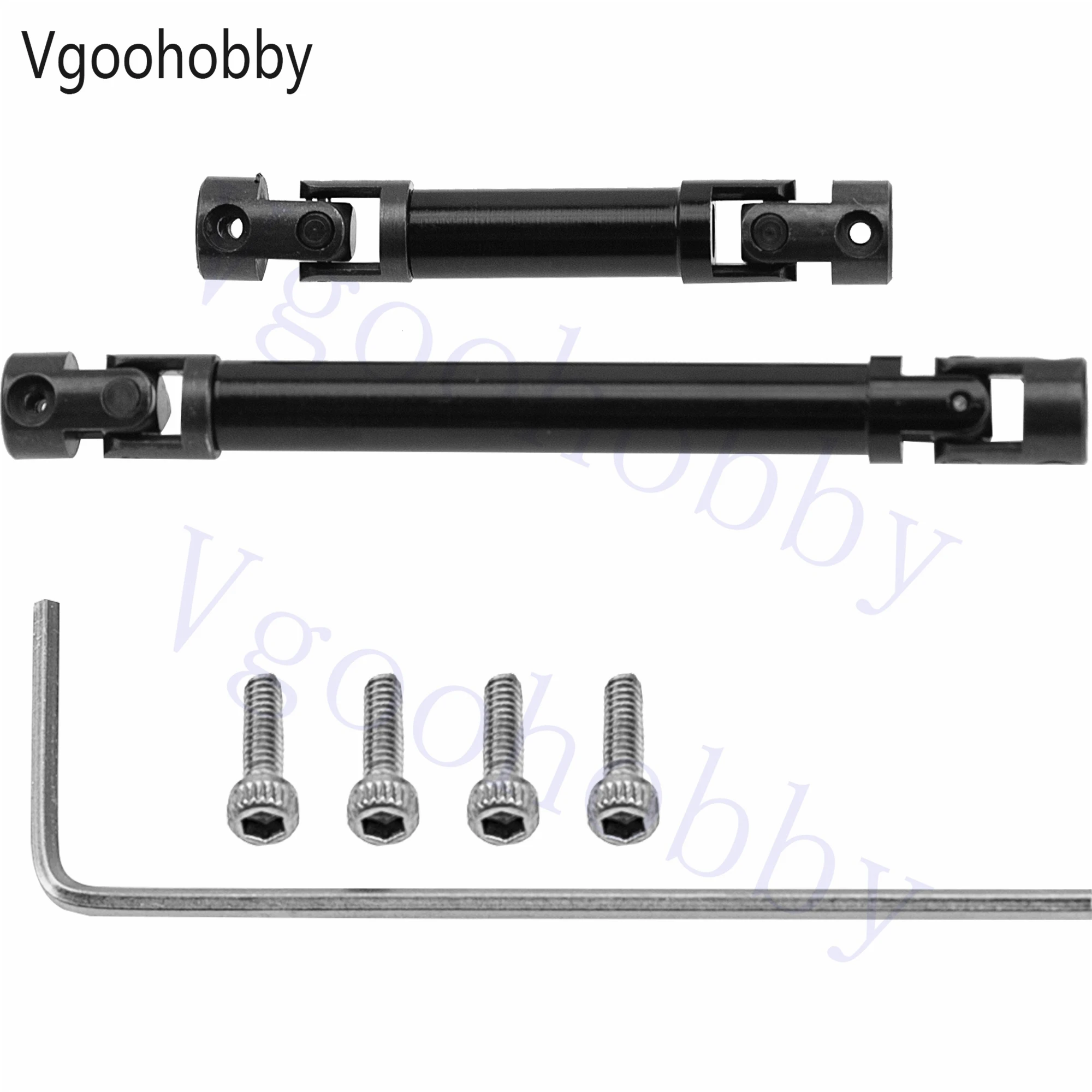 

Steel Drive Shaft CVD Driveshaft Upgrade Parts Compatible with Axial SCX24 Gladiator AXI00005 1/24 RC Crawler