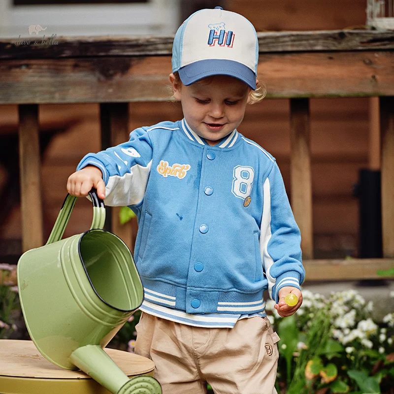 

Dave Bella Spring Kids Baseball Cap Solid Letter Children's Outdoor Blue Caps Girls Boys Sun Hat DB1248182
