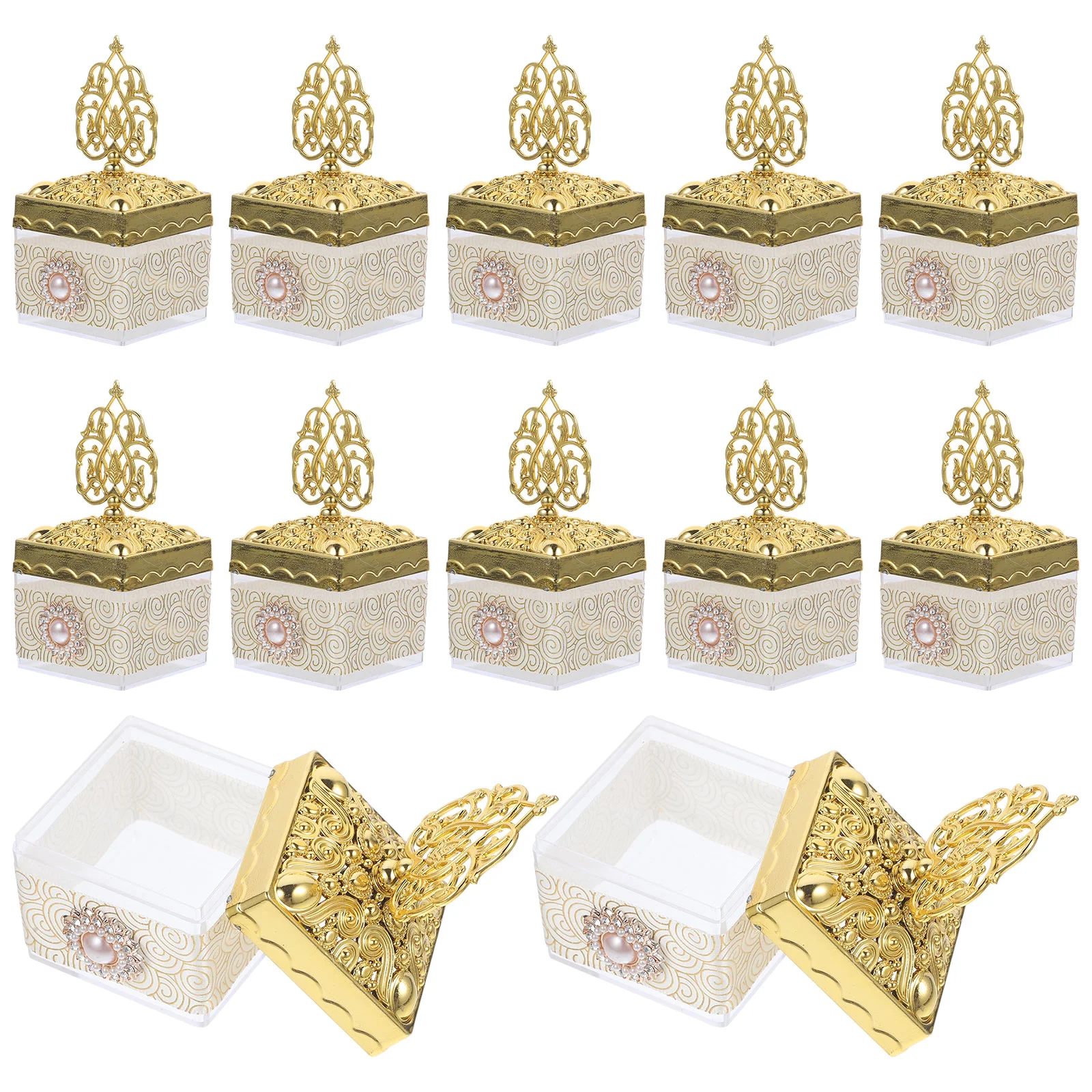 

Wedding Decorative Candy Boxes Baby Shower Containers Holders Wedding Candy Baby Full Moon Accessories Storage Candy Box
