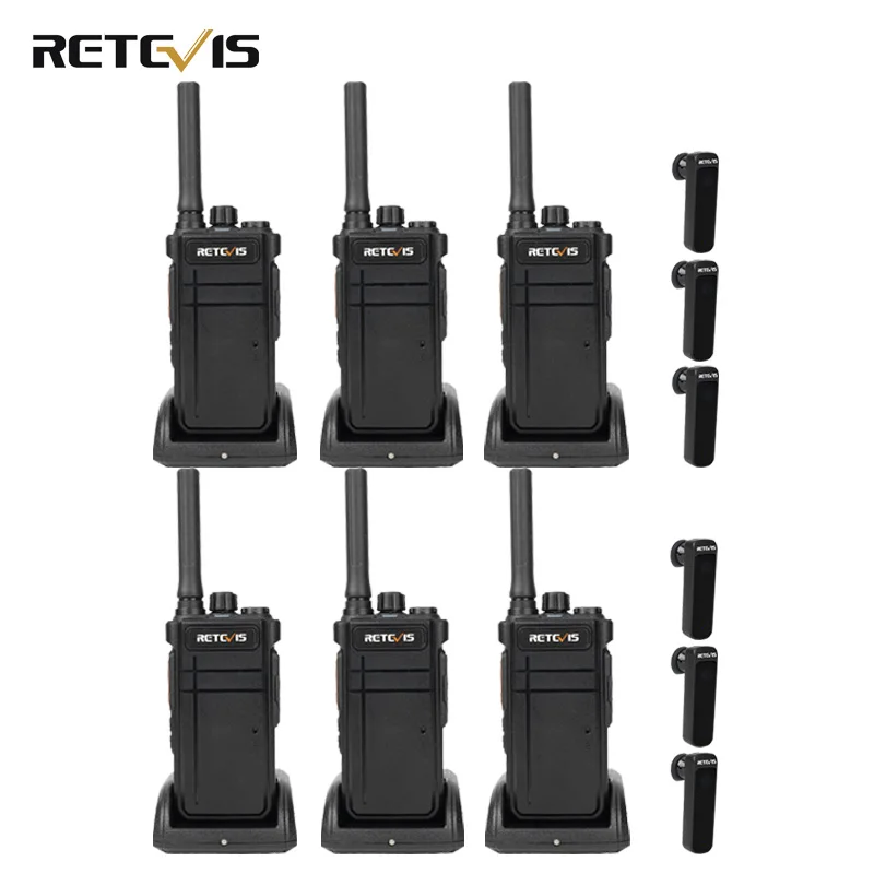 Retevis Walkie Talkie Bluetooth-Compatibile Rb637 Ptt Pmr 446 Radio Bidirezionale Radio Portatile Walkie-Talkie Ristorante Dell'Hotel
