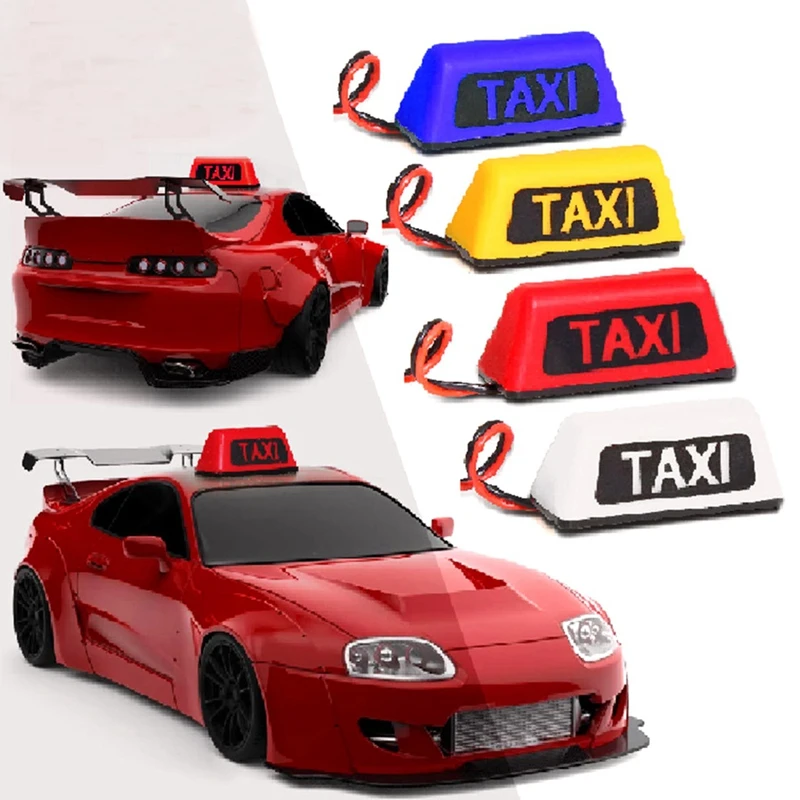 TAXI Car Roof Light Universal For RC Car 1/10 RV 1/8 Climbing Vehicle Off-Road Vehicle DIY Retrofit RC R160