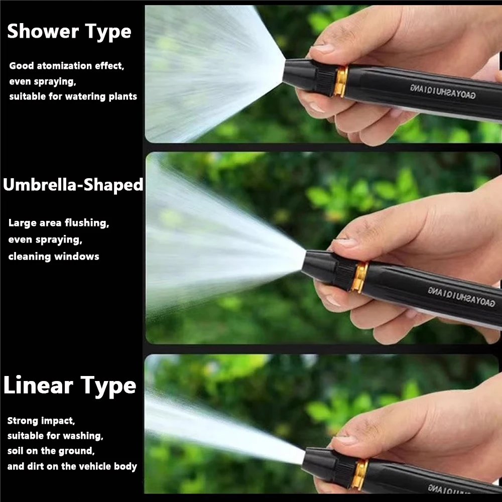 High Pressure Water Gun Metal Spray Nozzle for Car Wash Garden