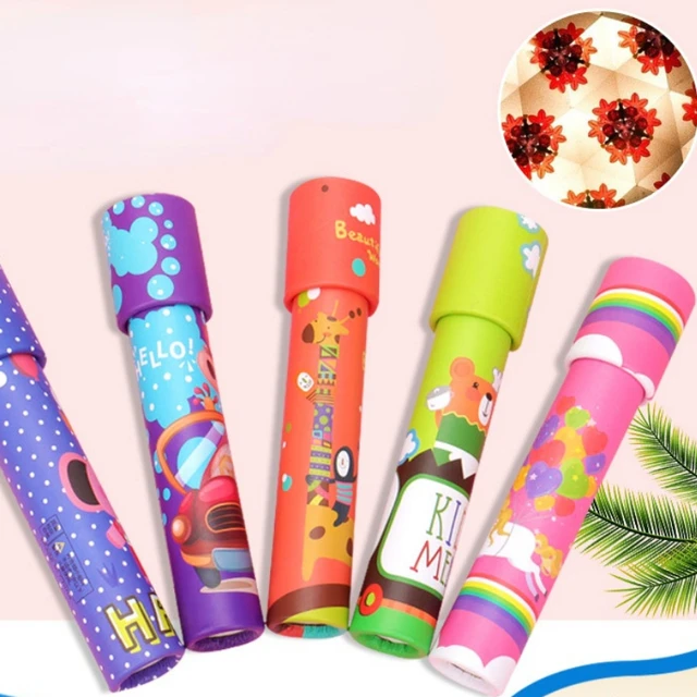 Interactive Logical Rotating Kaleidoscope Magic Classic Educational Toys For Kids Imaginative Cartoon Children 2