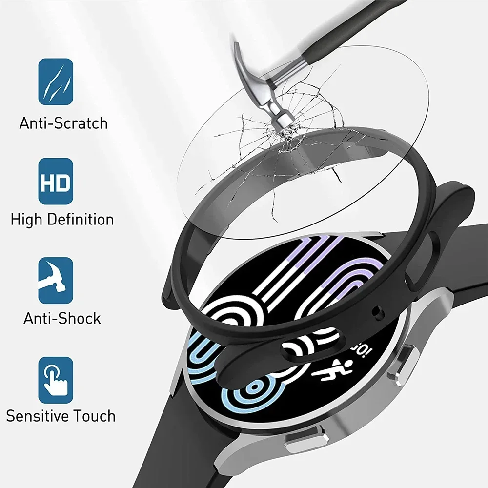 Durable Waterproof Protective Glass Case with Screen Protector