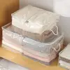 Transparent Quilt Storage Bag Large Capacity Waterproof Clothes Storage Organiser with Handle Dustproof Clothes Storage Bag 2