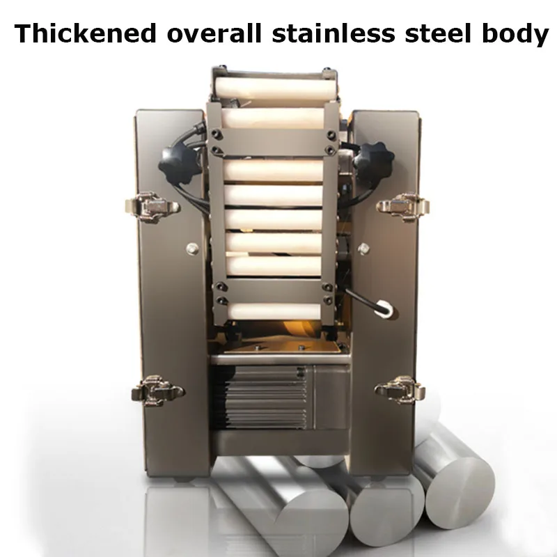 Pressing Flour Machine Commercial Stainless Steel Fully Automatic Imitation Manual Rolling Equipments Dumpling Baozi Skin Maker