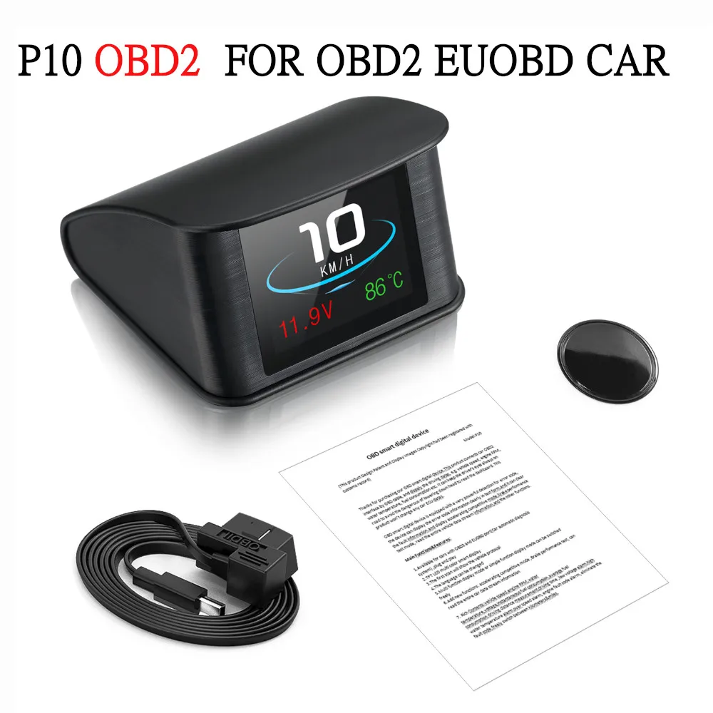 ڵ  ÷ Ʈ º ǻ, ڵ  ӵ, µ ,  Һ, P10 T600 OBD2 GPS HUD