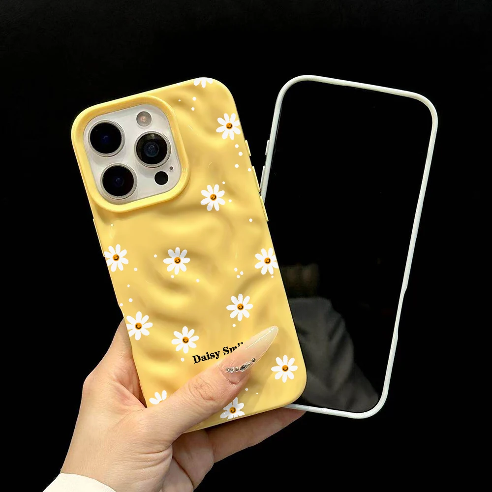 Luxury Daisy Pattern Colorful Soft Shockproof Fashion Phone Case