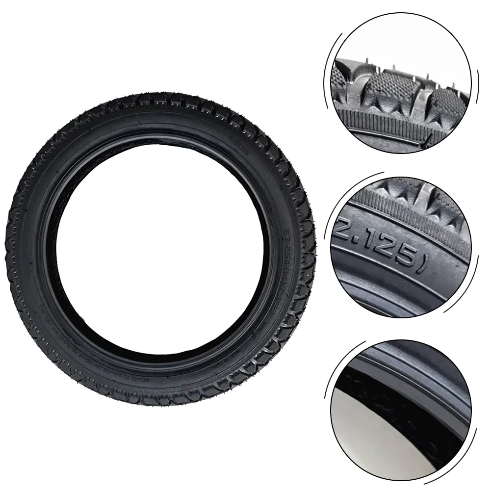 

Bike Tire Electric Bike Tyre Banlance Tyre E-bike Tubeless Tubeless Tire Wearproof Wheel Tire Self Banlance 14x2.125 54-254 Tyre