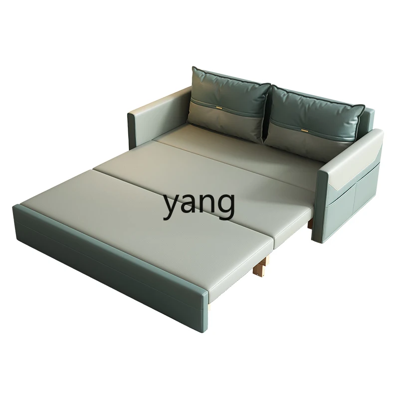 

CX Multi-Functional Sofa Living Room Dual-Use Foldable Small Apartment Modern Simple Bed with Rollers Technology Fabric