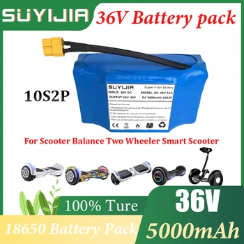 스쿠터 밸런스 투 휠러 스마트 트위스트 자동차 호버보드, 수레 외바퀴 자전거 배터리 BMS, 36V 10S2P, 5000mah 18650 배터리 팩