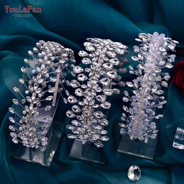 YouLaPan-HP351 진주 헤어 밴드와 웨딩 헤드 피스로 아름다운 신부 머리띠