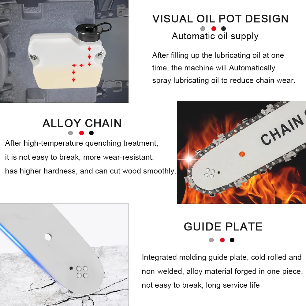 12-inch Electric Chain Saw Converter Bracket DIY Kit For 100/115/125/150/180mm Angle Grinder, M10-M14-M16 Home Woodworking Tools 5