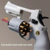 Continuous Fire ZP5 357 Revolver Launcher Pistol with Soft Dart Bullet for CS Outdoor Game Kids and Adults Toy Gun Weapon 5