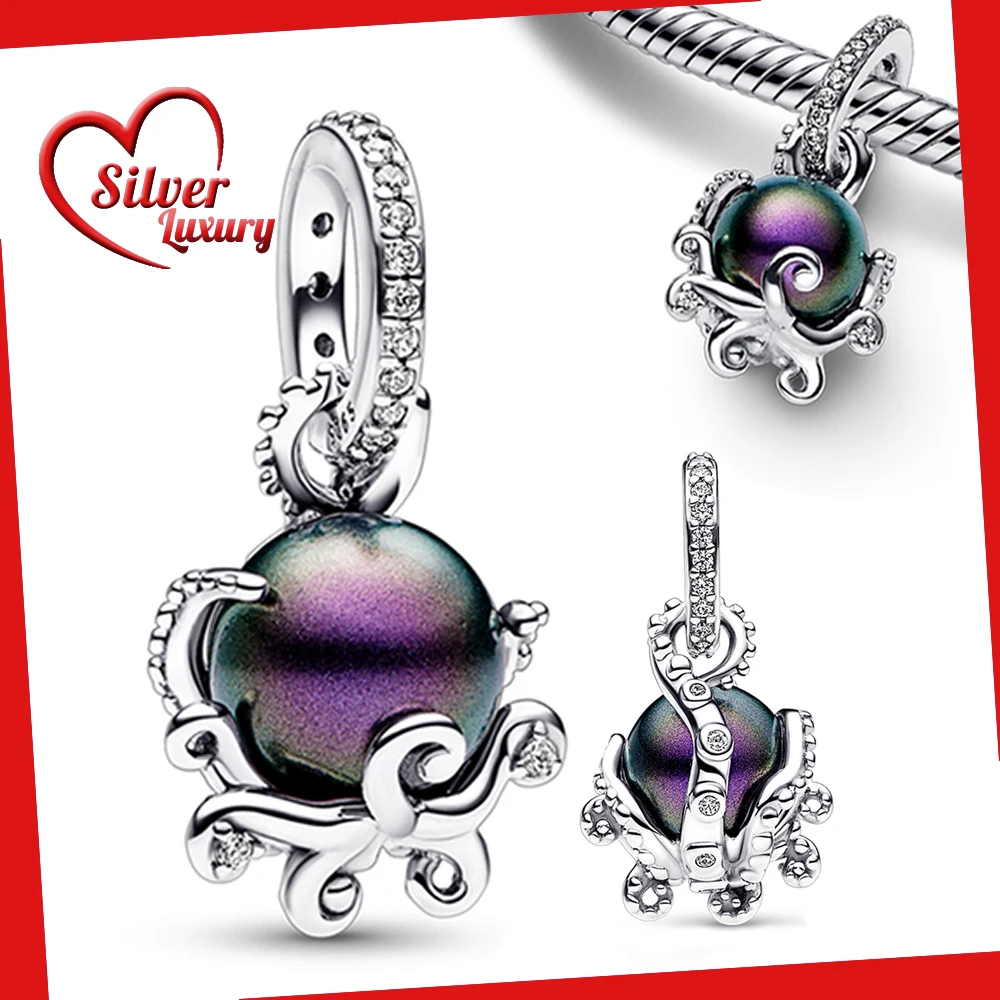 DisneyMermaidUrsula925SterlingSilverDangleCharmFitPandoraCharmsSilver925Original