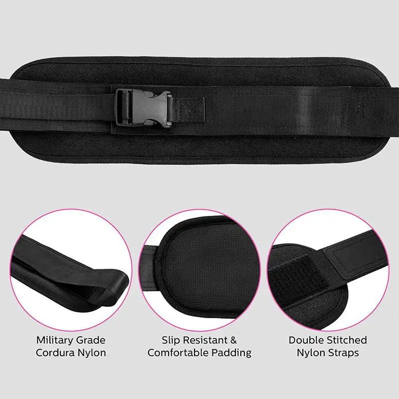 Zethink Factory Hip Thrust Belt Fitness Hip Bridge Belt Pull Up for Dumbbells Kettlebells
