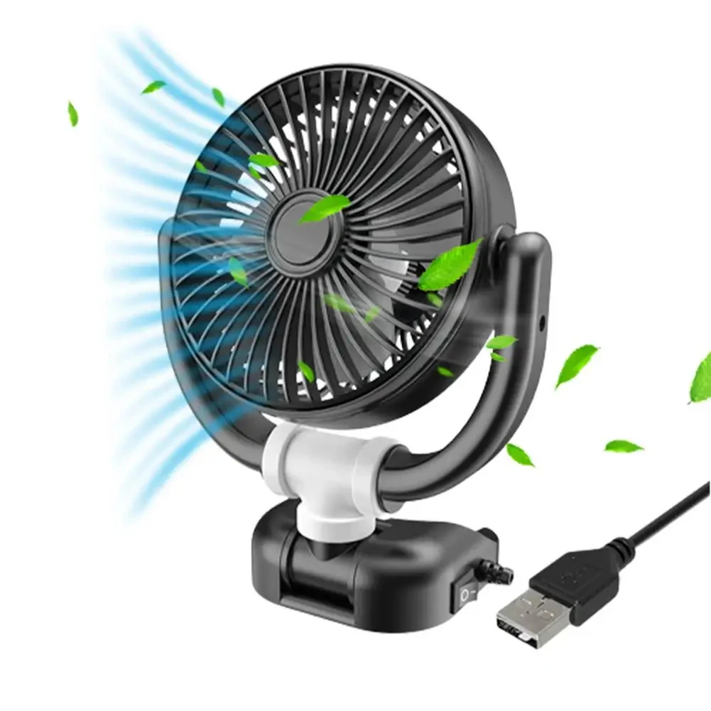 12/24V Car Portable Fan Dashboard Heater USB Powered Cooling Heating Home Summer Travel Cooling Systems Car Accessories