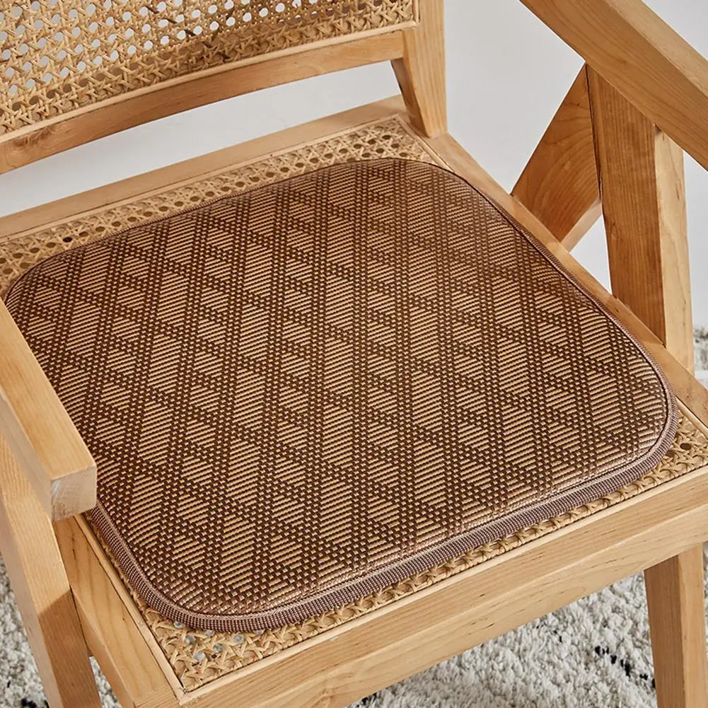 

Car Seat Cover Unique Wear-resistant Square Summer Sofa Chair Car Seat Cushion Office Supplies