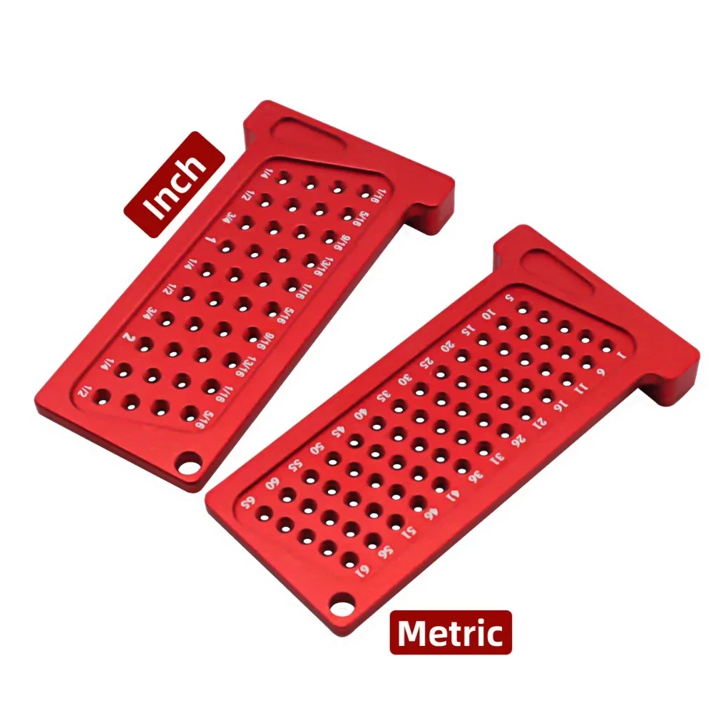 

Precision Square Woodworking 65mm T Ruler Measuring Marking Aluminum Alloy Hole Positioning Crossed-out Hole Marking Gauge