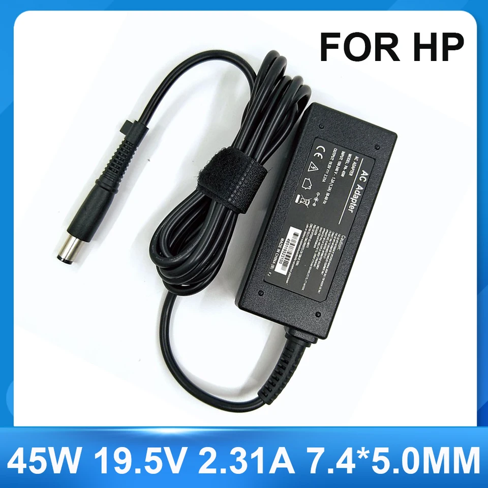 Cavo Di Ricarica Hp Per Laptop Hp, 45 W, 19,5 V, 2,31 A, Per - Foto 2