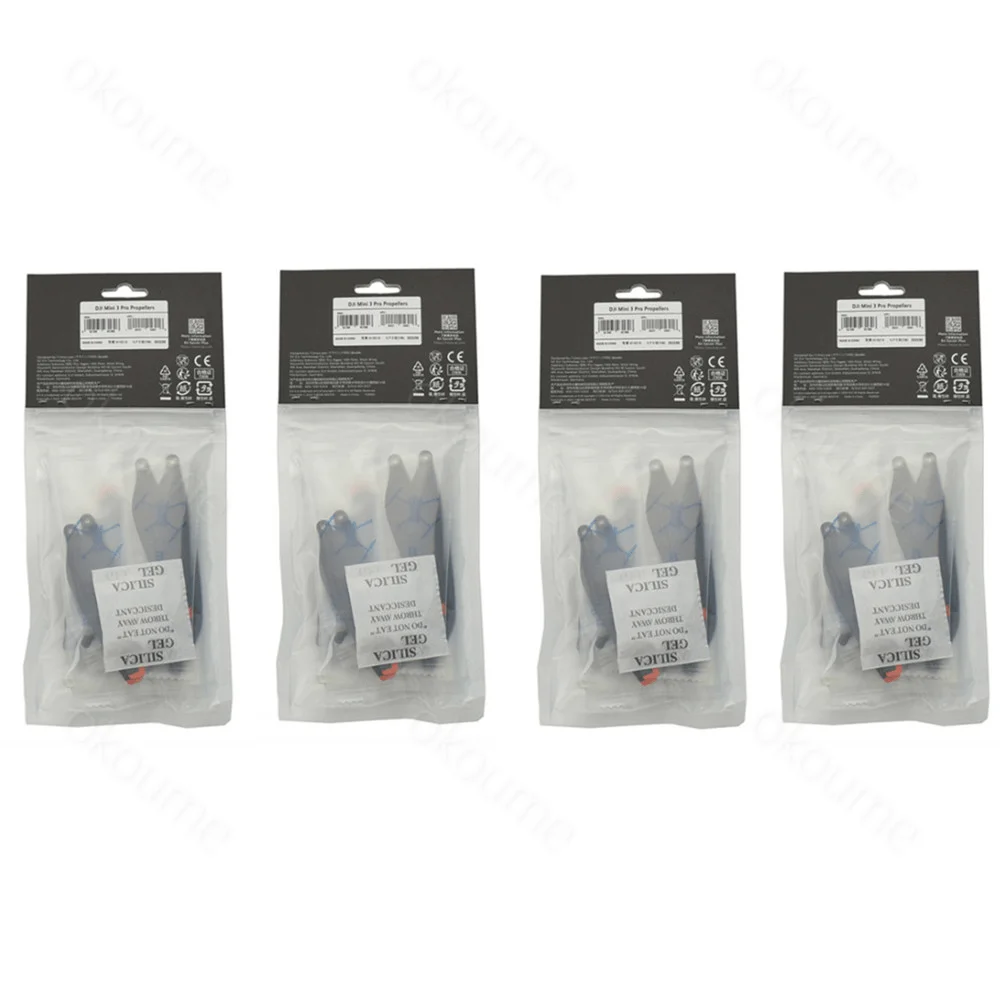 Original Drone Propeller with Screws for DJI Mini 3 Pro / Mini 4 Pro Quick Blade Wing Replacement Repair Parts 8PCS/1Set New drone accessories drone propeller drone repair parts