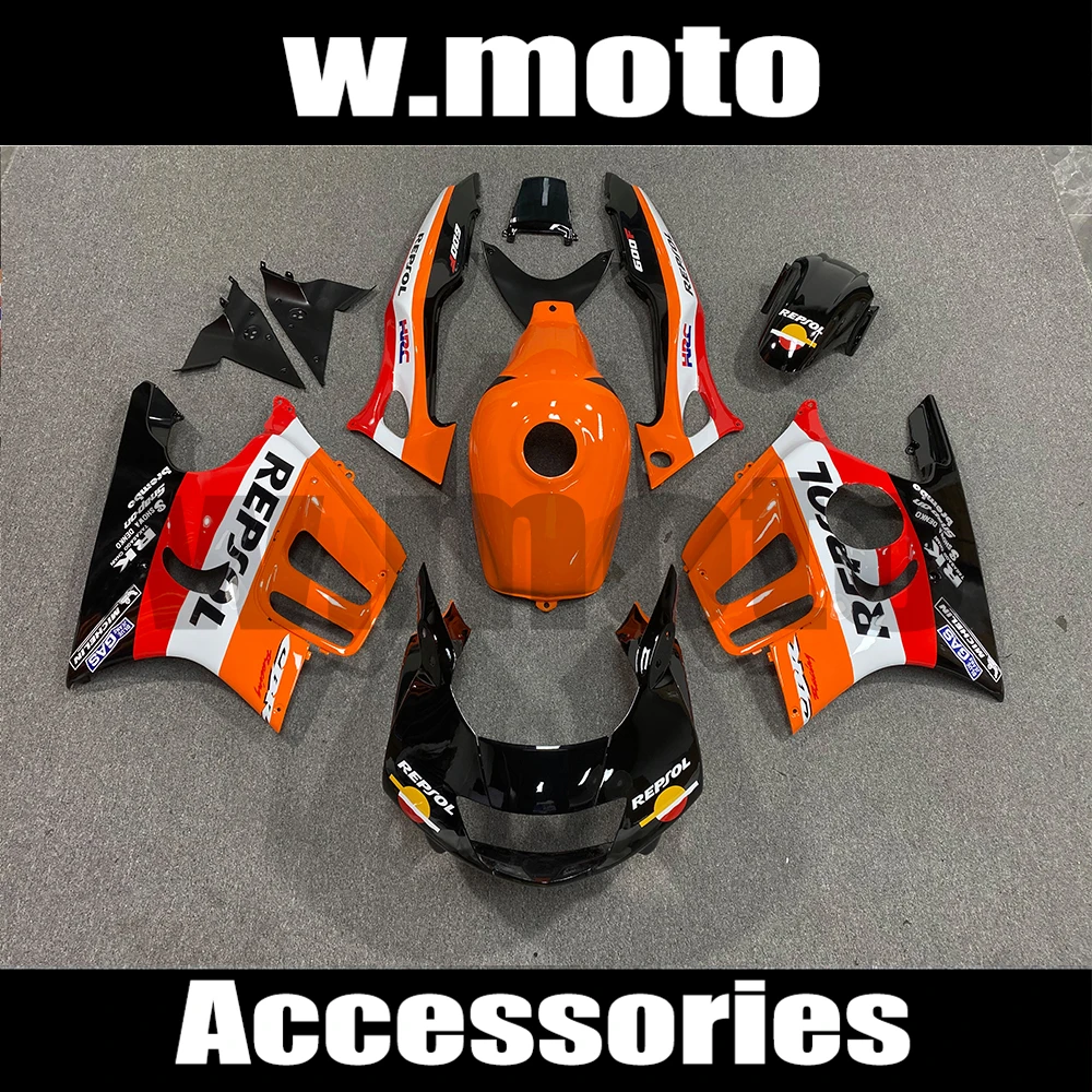 

Motorcycle Fairing Kit ABS Plastic Body Cowl Full Bodykit Black Accessories Fairings For Honda CBR600 CBR 600 F3 1997 1998 A4