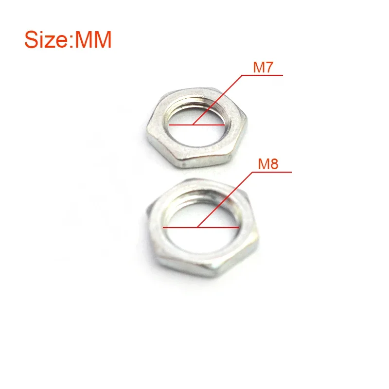 20sets M7/M8 Nut and Washer for Guitar Potentiometer Guitar Parts