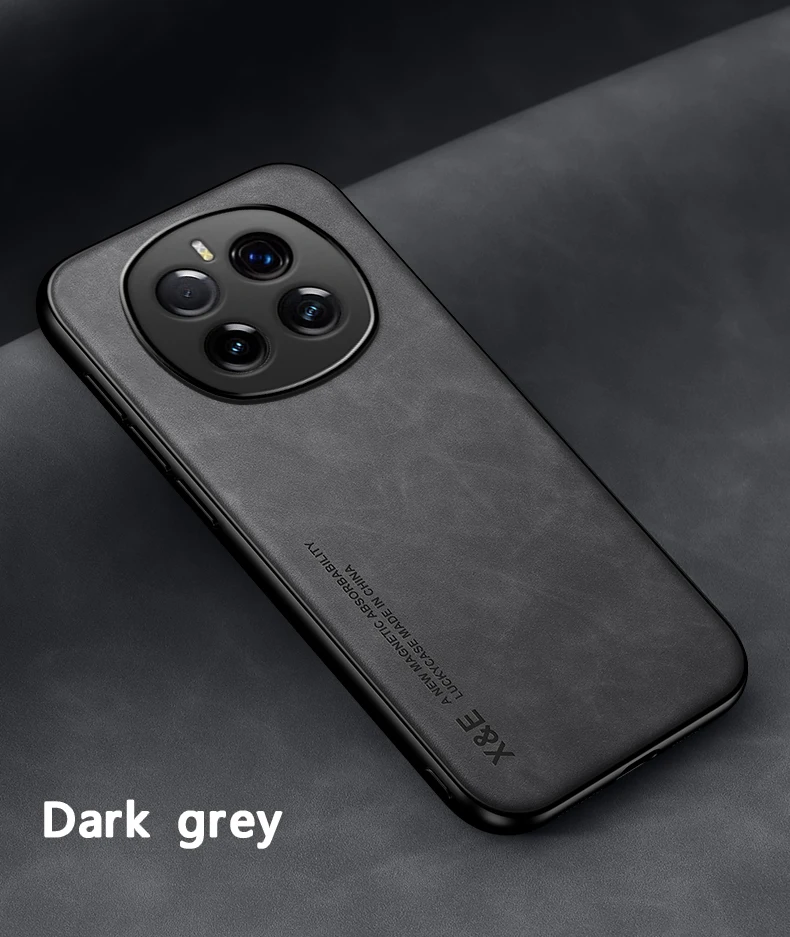 Luxury Leather Ultra Thin Car Magnetic Phone Cover