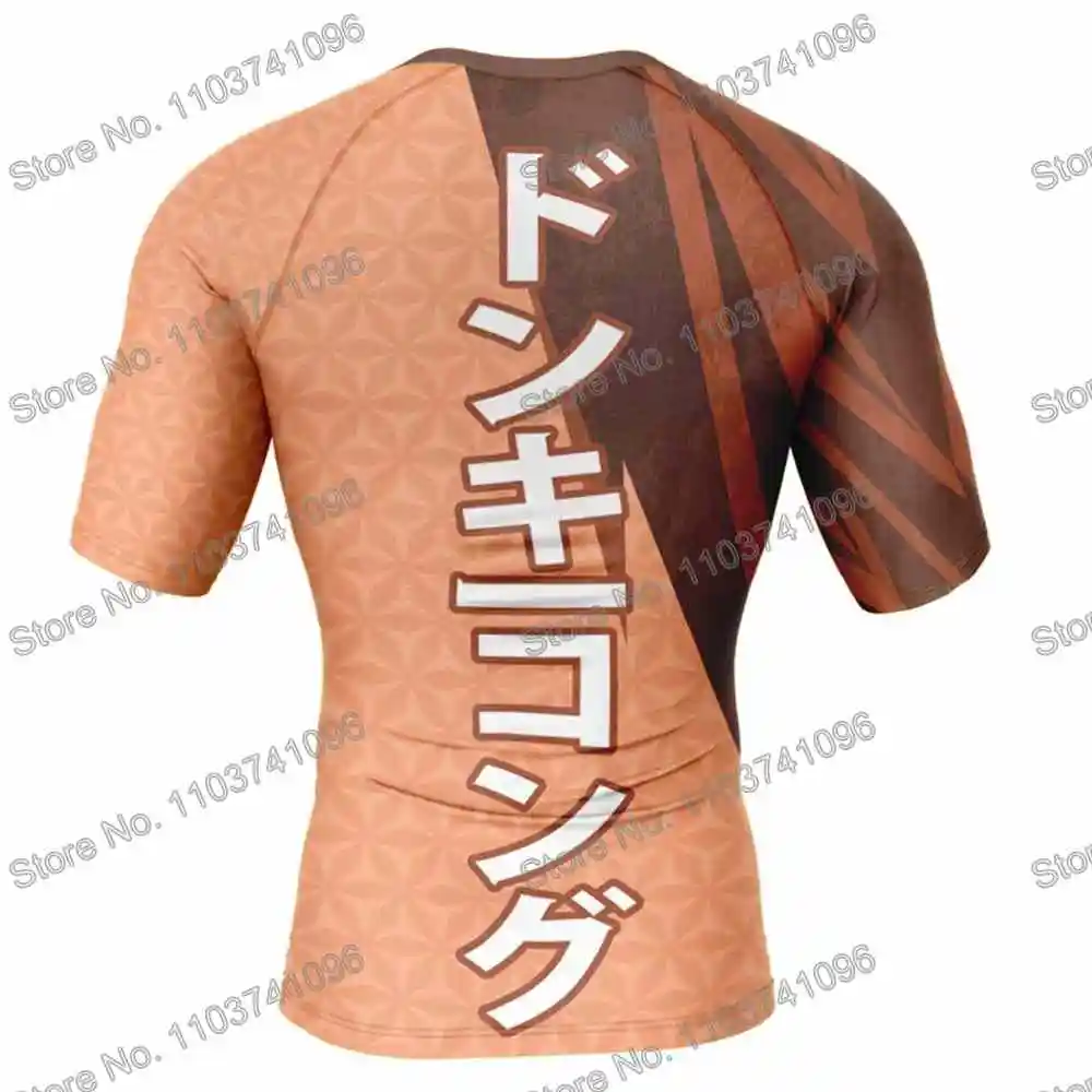 DK Surf Clothing BJJ MMA Men Rash Guard Short Sleeve Diving T-Shirt Tight Swimwear Summer Beach Floatsuit Women GYM Tops Sports
